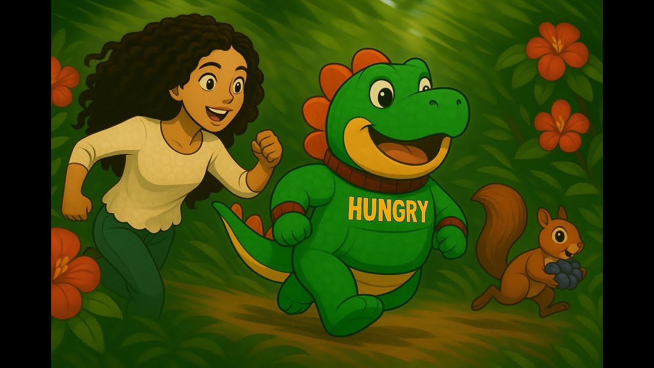 The Hungry Dinosaur's Food Hunt